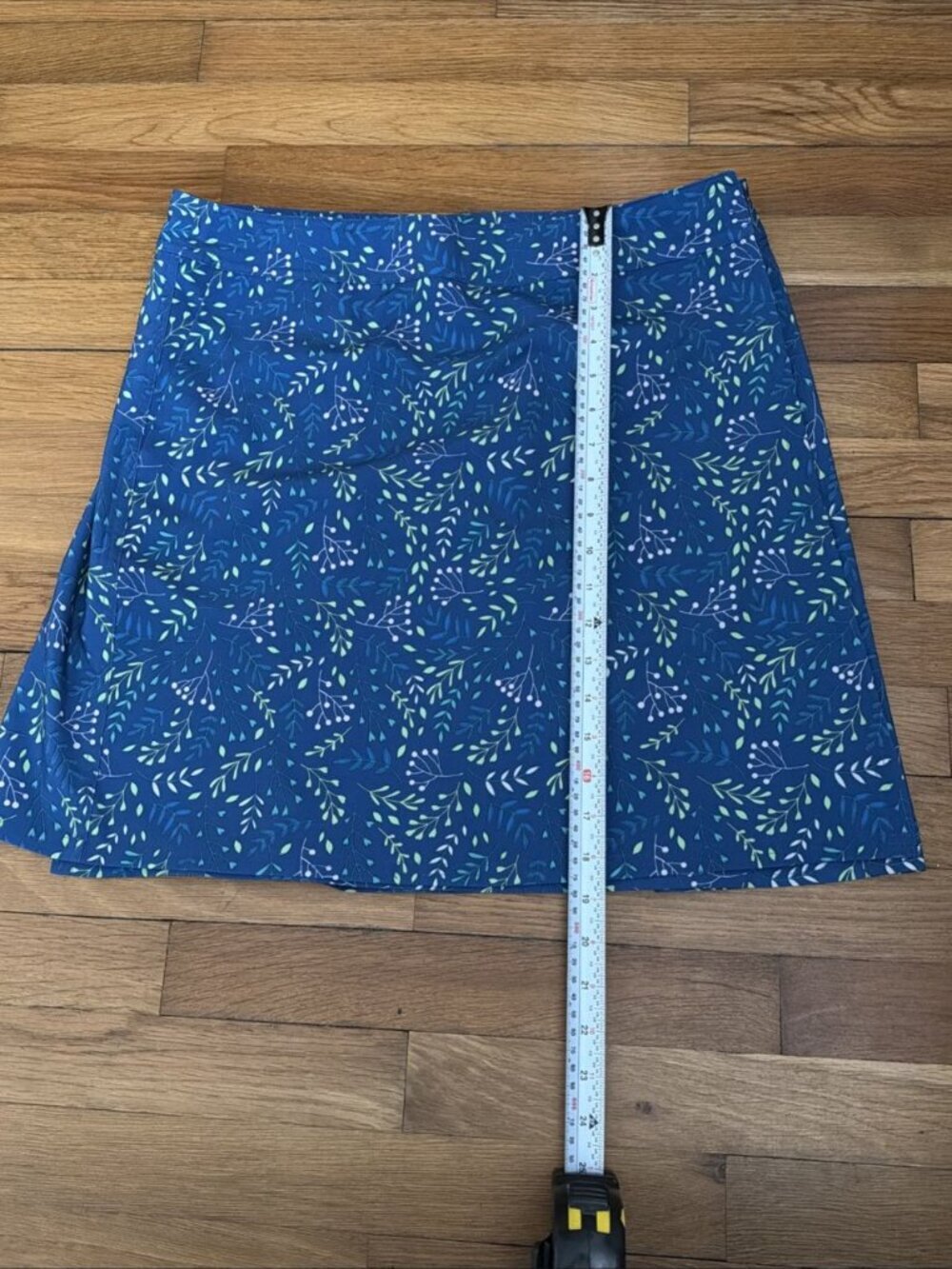 Ripskirt Hawaii Women's Length 2 Blue/Green Floral Vacation Wrap Size L (A36) - Picture 3 of 4